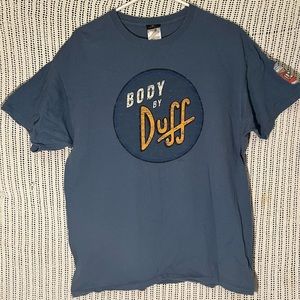 Simpson “body by duff” T-shirt L